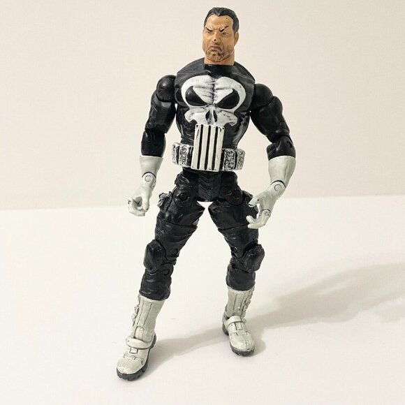 2003 Marvel Legends Series IV 4 The Punisher Action Figure Toy Biz Flaws - Picture 1 of 16